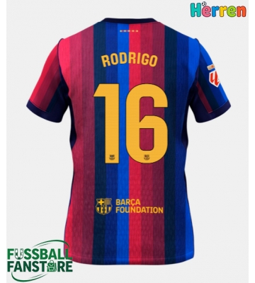 Barcelona Rodri Hernandez #16 Replik Heimtrikot 2026-27 Kurzarm